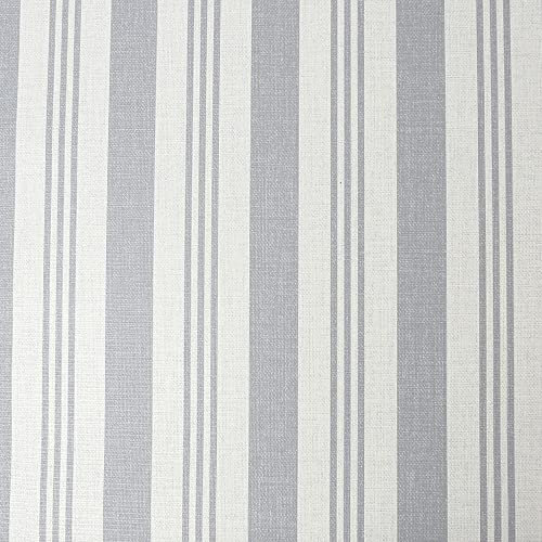 Super fresco Slate Grey Soft Ticking Stripe Wallpaper
