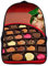 Schulrucksack für Kinder Schokolade Moderucksack Lässiger Rucksack Schulrucksack Rucksack (40x28x16cm) Coole 3D-Schultasche