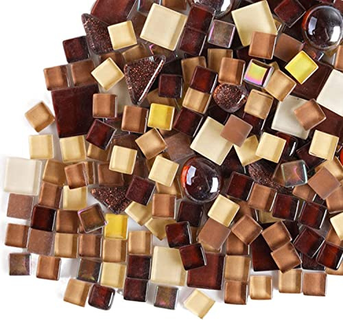 500 g di piastrelle per mosaico irregolari, piccole particelle di colore, decalcomania in vetro di cristallo, fare, hobby, bambini, materiali decorativi fatti a mano