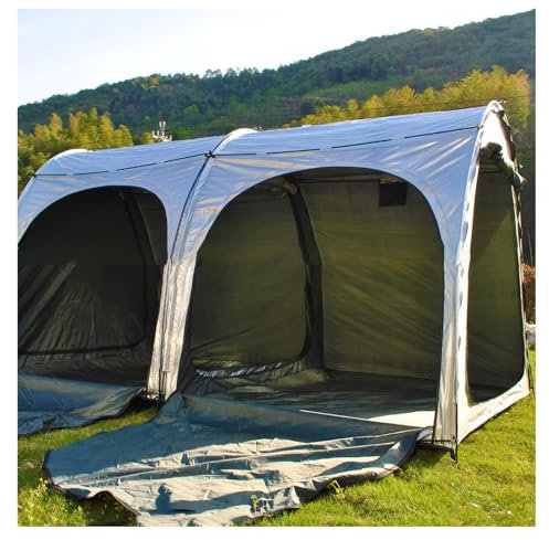 Box Biciclette Può Essere Giuntato Garage Moto per Esterno con Tessuto Oxford 210D PU4000 Impermeabile Casetta Da Giardino Capanno Attrezzi Da Giardino,Silver