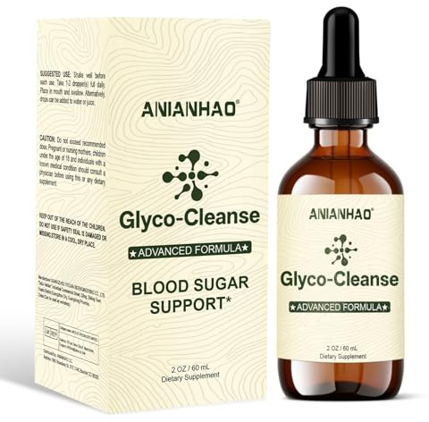 Glyco Clean Drops Flow Blood Support - Blood Flow+ Official Formula Support Supplement - Natural Formula to Support Overall Well Being & Healthy Energy - 60ml