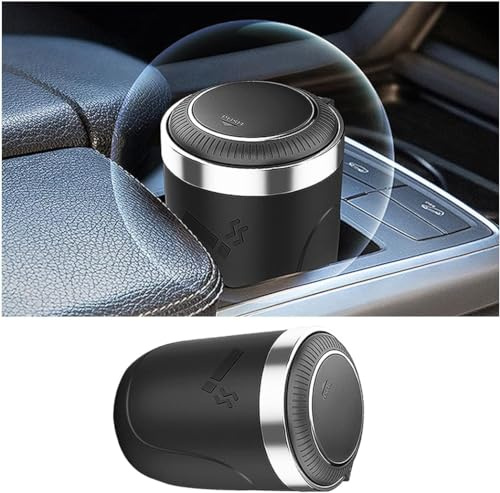 Bilaskkopp för BenZ GLA (H247) GLB (X247) GLC (X254 C253), bärbar rörformad rökfri bilaskkopp för cigarettväska, A