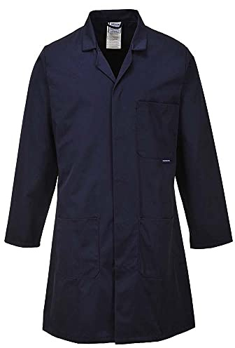 Portwest C852NARL Camice Standard, Blu Navy, Large