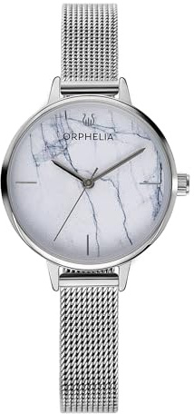 Orphelia Damen Analog Uhr Kate mit Edelstahl Armband Silber