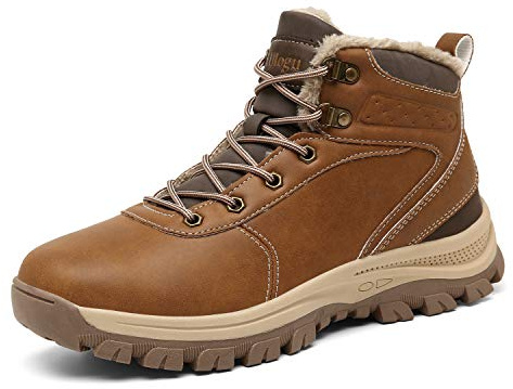 Ulogu Mens Winter Boots Waterproof Warm Snow Boots | Non-Slip,Anti-Collision,Outdoor Trekking Shoes