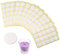 240 Pcs Candle Wick Stickers, Wax Wick Sticker Double-Sided Round Heat Resistance Stickers for Candle DIY Making (B2)