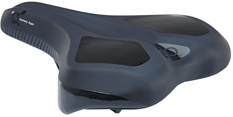 Prophete Selle de randonnée en mousse à mémoire de forme ergonomique & extra large, légère et confortable pour vélo de ville et électrique, taille 266 x 192 mm, poids 435 g - selle de vélo confortable