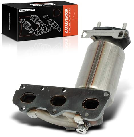 Frankberg Katalysator Benzin Kompatibel mit Fabia I 6Y2 6Y3 6Y5 1.2 2002-2008 Polo 9A 9N 1.2 2001-2007 Cordoba Ibiza III Motorcode: AZQ Replace# 03E253020FX