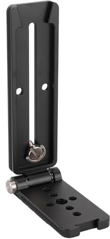 Sxhlseller Piastra di Liberazione Rapida in L, Rilascio Rapido della Fotocamera con Angolo Regolabile CNC Lavorata per Telecamere DSLR