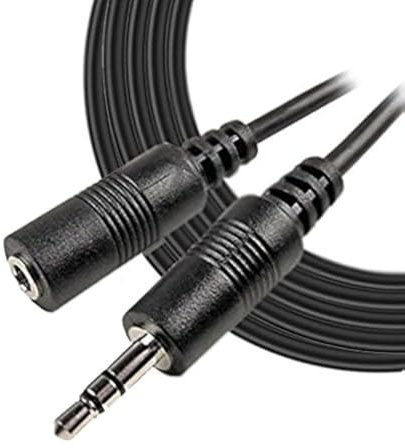 iMBAPrice® 50 Feet Professional Quality Nickel Plated 3.5 mm Male/Female Stereo Audio Extension Cable