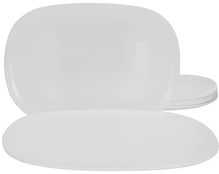 Creatable, 15873, Serie ITALIEN PARTY, 6-teiliges Geschirrset, Spezialteller aus Opalglas, spülmaschinen- und mikrowellengeeignet, Made in Europe