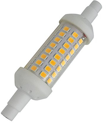 Aoxdi 1 Stück R7s LED Strahler 78mm 5 Watt, Warmweiß, 64 SMD 2835 LED Leuchtmittel Lampe Halogen Standleuchte Brenner Scheinwerfer 5W, AC220-240V