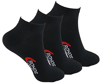 Calcetines DEPORTE (3 pares) SIN COSTURAS tobilleros para hombre o mujer. Mantiene el pie seco. Ideal para tenis, pádel,... Puño antipresión. 80% - algodón.