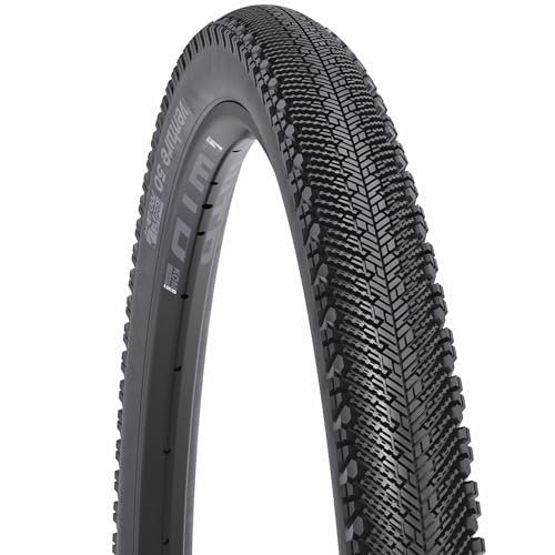 WTB Venture Gravel Bike Tire (700 x 50) Tubeless Folding, Light & Fast Folling, Gravel & Adventure (Black)