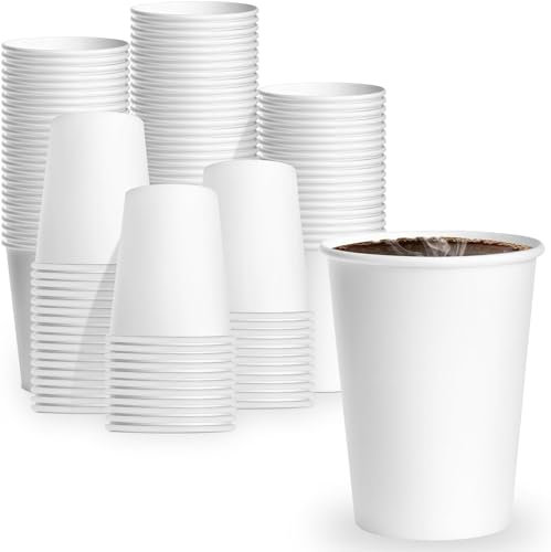 Brandon-super 100 vasos de baño, vasos de enjuague bucal de 8 onzas, vasos de papel pequeños, tazas de espresso desechables