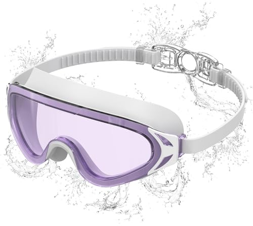 Seaflar Lunette Piscine Adulte Large Monture AntibuéE Protection UV
