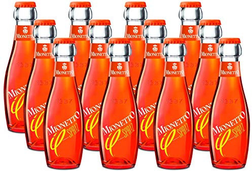 Mionetto il SPR!Z (12 x 0,2 l) angenehm bittersüßer Aperitivo in praktischer Kleinflasche; fertig-gemischter Spritz / Sprizz; erfrischend italienisch im Geschmack; Aromen von Orange und Zitrus