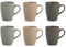 H&h set 6 mug countryside cc29