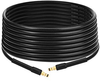 MOPEI 10 M Hochdruckschlauch für Karcher K2 K3 K4 K5 K6 K7, Hochdruckreiniger Schlauch Verlängerungsschlauch, Quick Connect-Anschlüsse