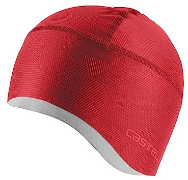 Castelli Men's PRO Thermal Skully Hat, RED, Uni