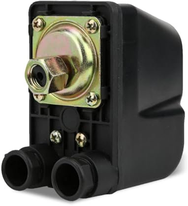Wasserpumpen Druckschalter,1,0-5,0 bar Wasserpumpenschalter Automatik IP44, G1/4 Druckschalter für selbstansaugende Pumpen, Strahlpumpen, Gartenpumpen