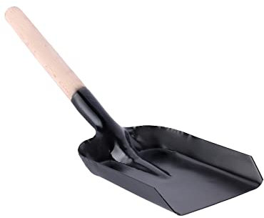 Garronda Pala de Carbón de Metal con Mango de Madera Medidas: 54 x 15 cm GD-0008