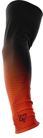 Virtus.pro Gaming Arm Sleeve Lines, für Männer und Frauen, für PC-Gamer für E-Sport, schnittfest, UV-Schutz, Sporttrail, kühlende Sporthülse, Tattoo-Cover Up (L), Schwarz , L