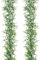 LURNODY Set Aus Zwei Eukalyptus Girlanden 1.8 m, Kunstpflanzen Hängend, Realistisch Und Schön, Langlebig, Eukalyptus Deko Ist Geeignet für Zuhause, Hochzeit, Festival, Party-Dekoration