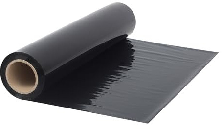 Pakomat 1x Film Étirable noir 100/280m - cm | 23my film palette film manuel film d'emballage | film d'emballage pour meubles, déménagement & transport | film étirable rouleau