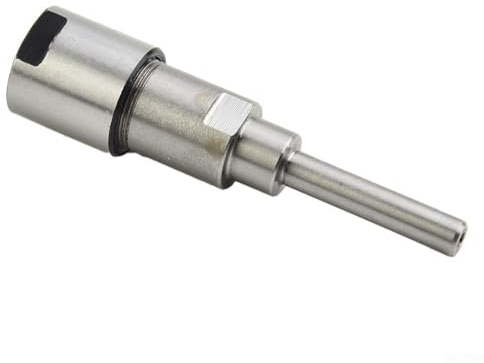 Varilla de extensión de pinza de enrutador y adaptador para brocas de enrutador de vástago de 1/4 pulgadas, 8 mm, 12 mm, soporte de portabrocas de acero al carbono de alta resistencia para carpintería