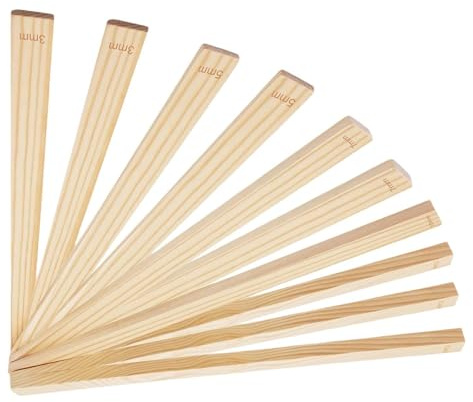 Spille per involtini di argilla: guide di mattarello di legno da 2,03 cm | Strumenti di controllo 'ago in ceramica per la scultura manuale 'anima scultura ceramica fatto in casa