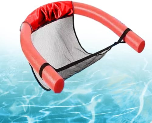 Poolnudel Nätslynga Andningsbart Säte | Flytande Nät För Poolnudlar För, Vuxna, Utomhus, Bakgård, Trädgård, Sommar, Vatten, Badplats, Simning, Festligheter, Partaj,