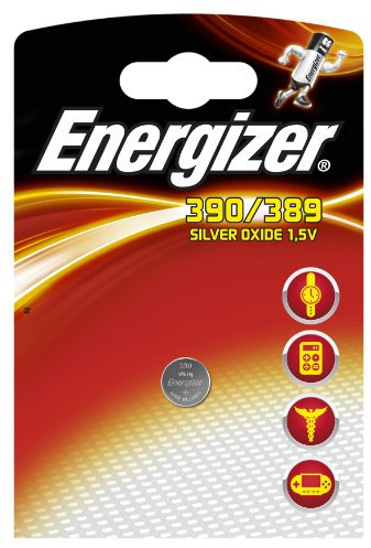 Energizer 30, 635992, Pila per orologio Silver Oxide 390/389 / 1,55 V, 3 pz.