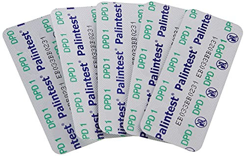 DPD1 chlorine test tablets swimming pool hot tub X50 Palintest