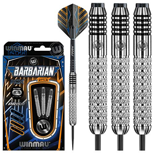 WINMAU Barbarian 20-24 gram volfram stil dartpilar med prisma flyg och axlar (stammar)
