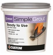 Custom CUSTOM-PMG381QT-1, Bright White PMG381QT 1-Quart Simple Premium Grout, 32 Fl Oz