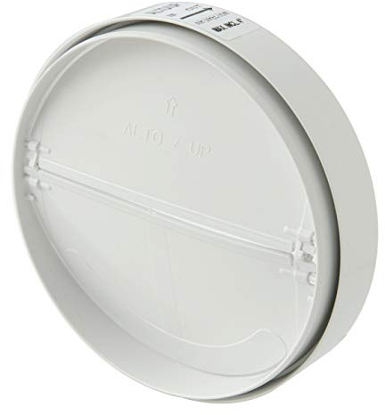 La ventilación CVL150B Junta Ø 150 mm interior con válvula de mariposa para tubos redondos de ABS. Color blanco.