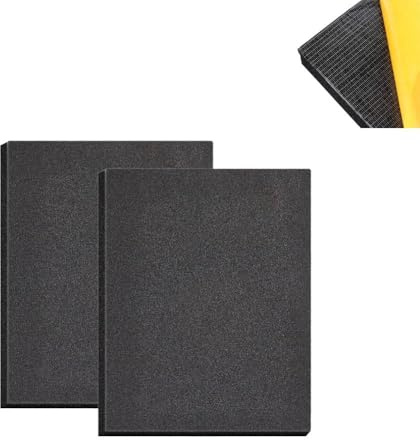 Zayejod 2PCS Foam Sheets Self Adhesive 19mm Thick- 300 * 200mm | Insulation,Anti Vibratio,Foam Neoprene Rubber Sheets Pads, Floor Protector Pads,Furniture Pads,Closed Cell