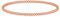 Philip Jones Rose Gold Plated Beaded Stretch Bracelet