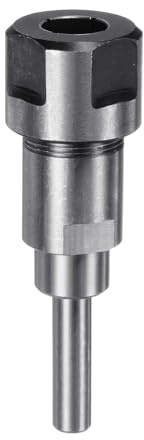 QUARKZMAN Rallonge de Mandrin de Routeur Convertisseur 8mm à 12,7mm | Adaptateur pour Machine de Gravure CNC Fraisage Bois