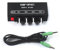 HP204 Cuffie Stereo Amplificatore Mixer 4 Canali Ingresso 1 Uscita Per Fase Dal Vivo Uditivo Mixing Per Stage E Studio