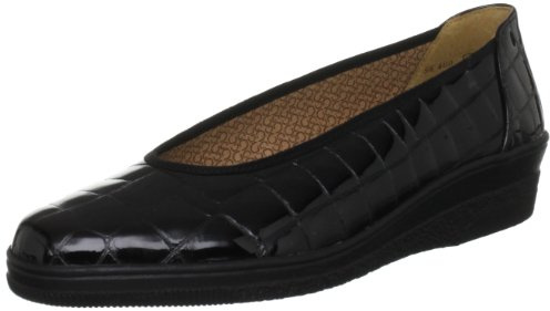Gabor Women's Piquet Patent Black Ballet 56.400.97 5.5 UK
