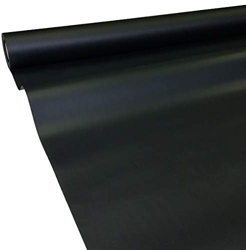 JUNOPAX Papiertischdecke 50m x 1,00m schwarz