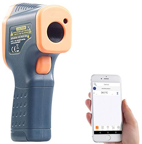 Thermomètre infrarouge professionnel avec bluetooth et pointeur laser [AGT]