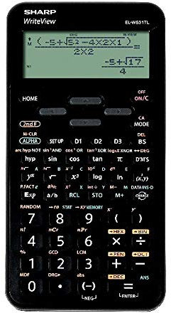 Sharp El-W531TL BK Scientific Calculator, EL-W531TLB-BK