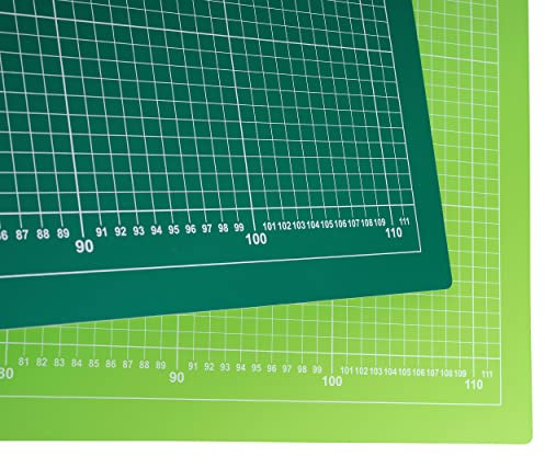 Schneidematte A0 mehrlagig mit cm Skala zum Nähen, Basteln und Quilten 120 x 80 cm