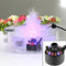 Akozon Creatore di Nebbia, per Laghetto con Fontana d'Acqua con Adattatore Nebler di Alimentazione 110 240 V Spina Americana 1 Pezzo 12 LED Creatore di Nebbia Colorato