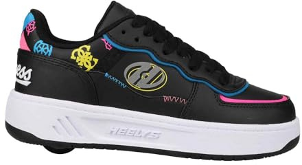 Heelys Damen Rezerve Fn Guess (Little Big Kid/Adult) Schuhe mit Rollen, Schwarz, 40.5 EU
