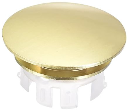QUARKZMAN Copertura per Scolo Lavello, ring per Scolo Lavello Bagno Cucina Tappo di Scarico Foro Inserto in baccello Rotonda, Tono Oro