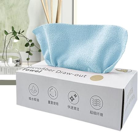 Byeaon Paño de cocina | Paño de fregar | Paño de microfibra para quitar el polvo | Paño antiarañazos | Paño de lavado de platos | Trapo de limpieza de encimera para lavar platos, encimera, al aire